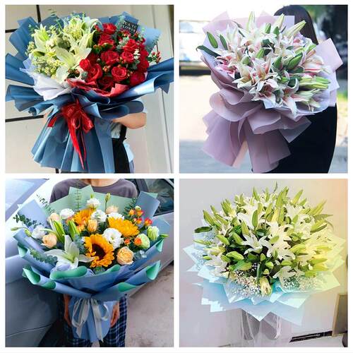 嘉兴市南湖秀洲区嘉善海盐县同城鲜花店订玫瑰百合送女友老婆生日