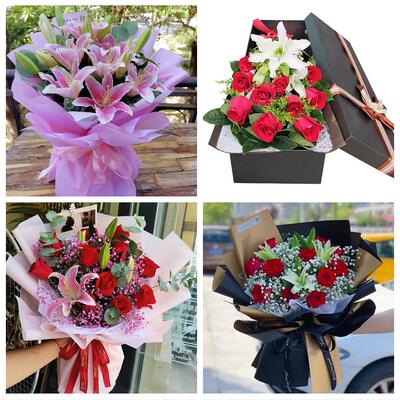 上海市浦东新区浦兴路东明路同城鲜花店订玫瑰百合送女友老婆生日