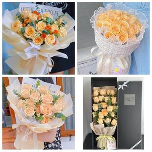 南京市浦口区栖霞区雨花台区同城鲜花店情人节玫瑰花束礼盒送女友