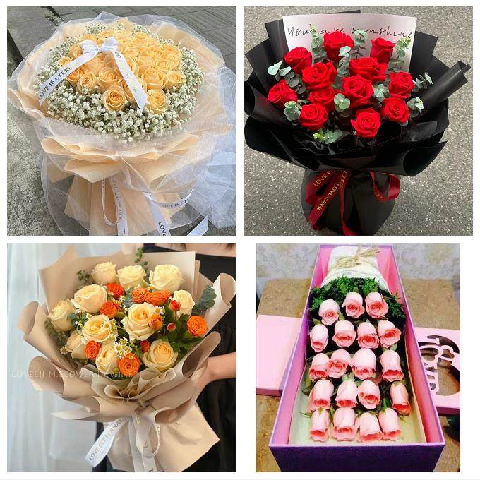 送宜宾市江安长宁县高县珙县同城鲜花店平安夜玫瑰礼盒送女友老婆