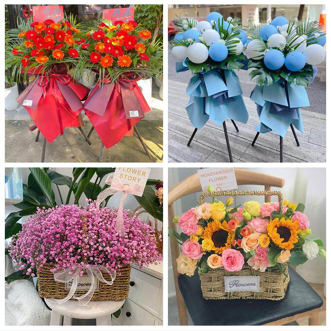 抚州市溪县资溪县东乡广昌县鲜花店同城配送大麦开业花篮公司乔迁