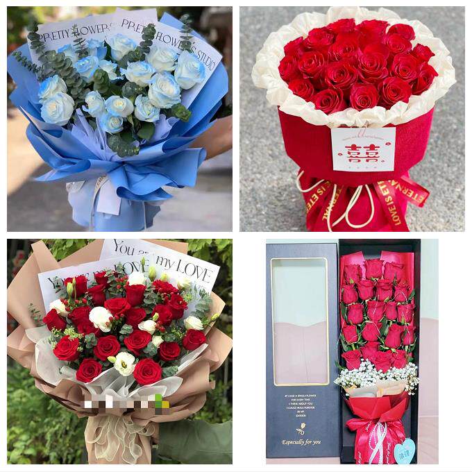 江苏徐州市鼓楼云区龙区贾汪区同城鲜花店订情人节玫瑰送女友老婆