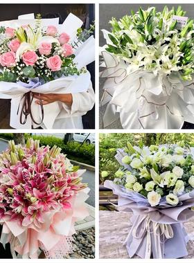 北京市东城区天坛永定门外街道同城鲜花店玫瑰香水百合送女友闺蜜