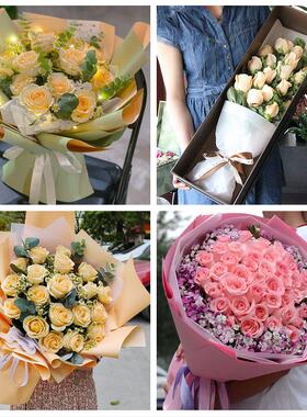 玫瑰花束表白女友老婆生日天津河西区大营门下瓦房桃园同城鲜花店