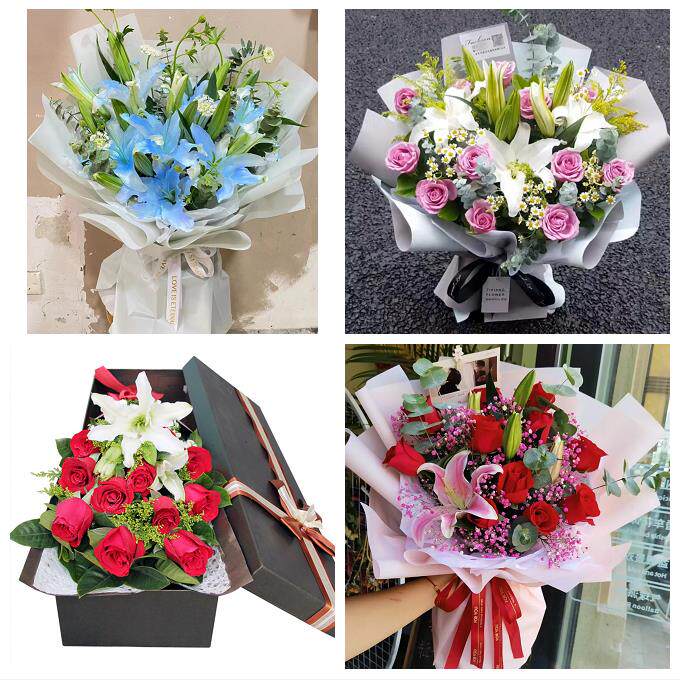 湛江遂溪徐闻县廉江雷州吴川同城鲜花店订玫瑰百合送女友老婆生日