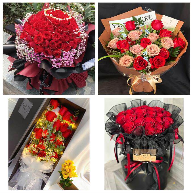 送济南市历下区市中区槐荫区同城鲜花店送女朋友520玫瑰花束礼盒