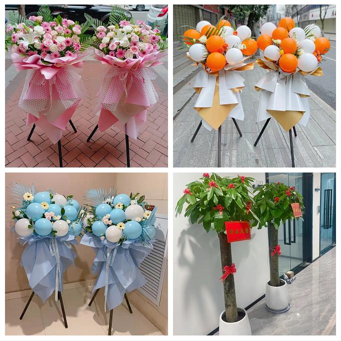 株洲市荷塘区芦淞石峰天元区同城鲜花店新店开业花篮公司乔迁开张