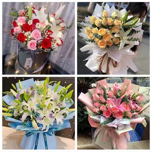 郴州市永兴嘉禾县临武汝城县同城鲜花店订玫瑰百合送女友老婆生日