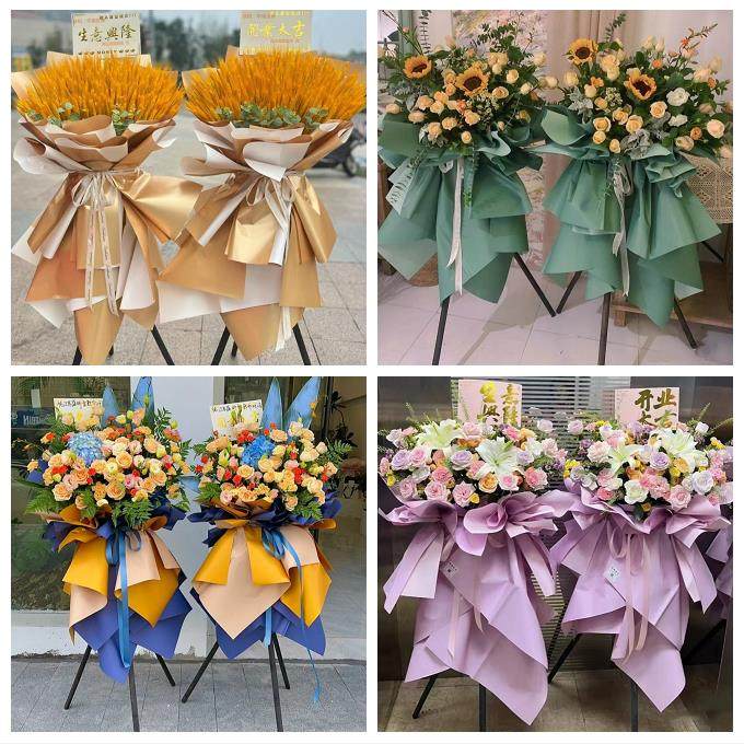 送云南省丽江市华坪县宁蒗县同城花店开业乔迁鲜花大麦花篮送朋友