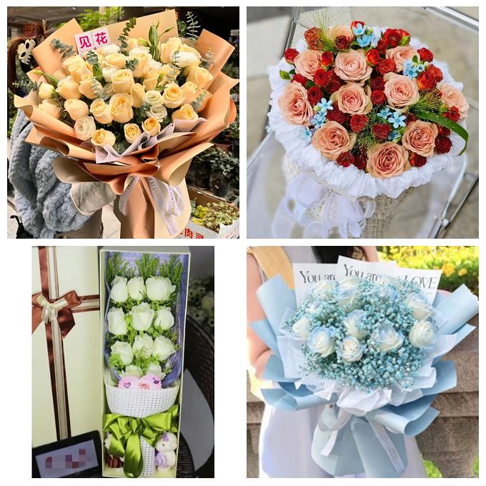 重庆市渝中区大溪沟街大坪街同城鲜花店脱单表白玫瑰花束送女朋友