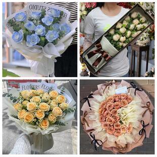 浙江杭州市上城区下城区江干区鲜花店同城配送女朋友情人节红玫瑰