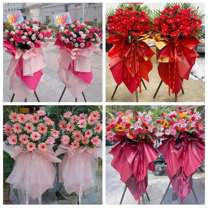 江门市蓬江江海新会区台山市同城花店开业乔迁鲜花大麦花篮送朋友