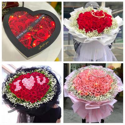 泉州市惠安安溪永春县德化县同城鲜花店订520玫瑰表白女友送老婆