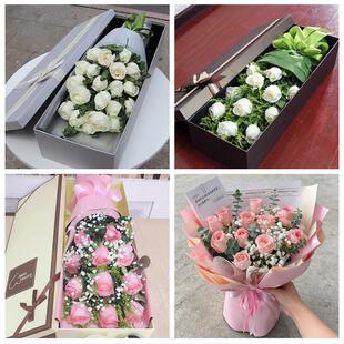 送九江市庐山市都昌县湖口县同城鲜花店情人节送老婆玫瑰表白女友