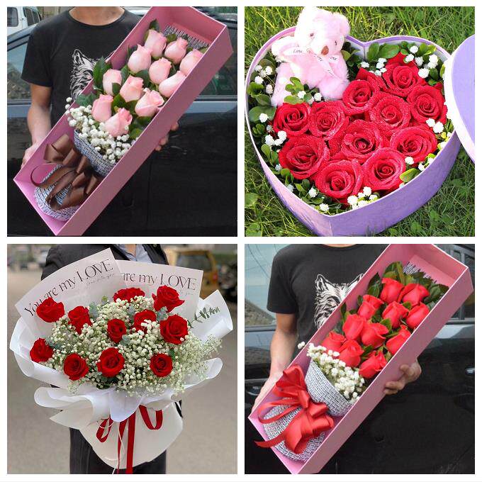 北京市房山区窦店石楼镇长阳镇鲜花店同城配送女朋友情人节红玫瑰