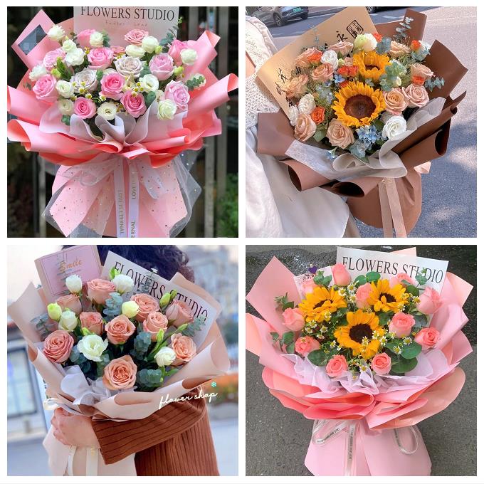 送徐州市鼓楼区云龙区贾汪区同城鲜花店玫瑰混搭花束配送领导女友