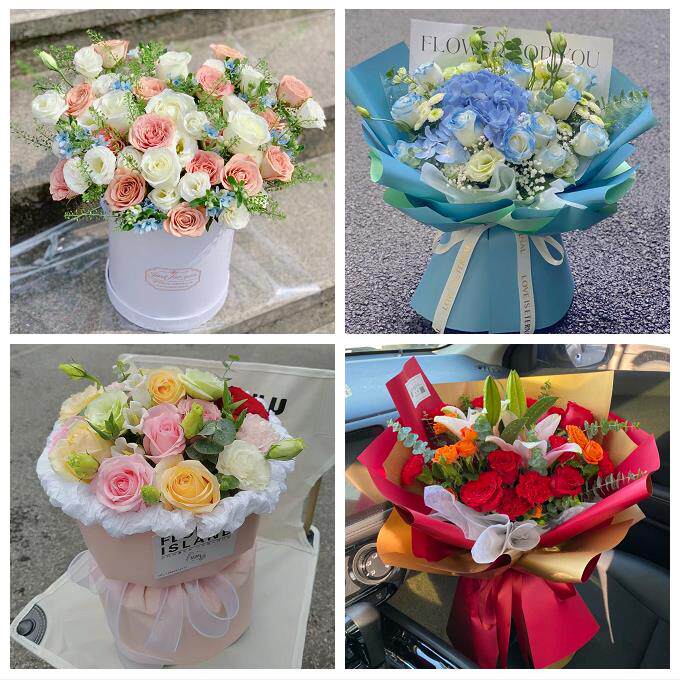 辽宁鞍山市铁东铁西立山千山区同城鲜花店向日葵玫瑰混搭生日花束