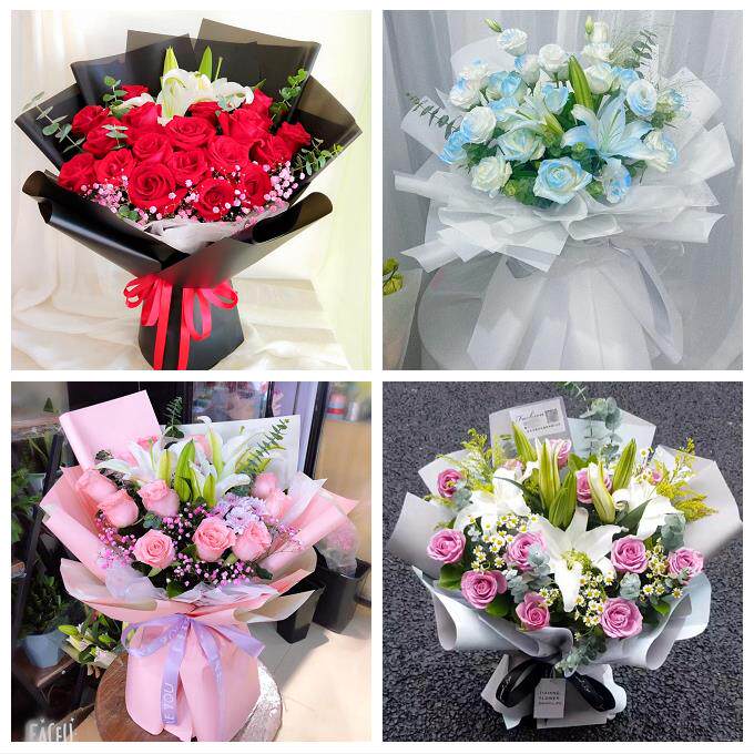 贵阳市南明云岩区花溪乌当区同城鲜花店订玫瑰百合送女友老婆生日