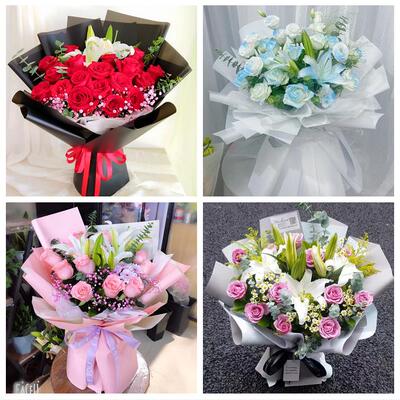 贵阳市南明云岩区花溪乌当区同城鲜花店订玫瑰百合送女友老婆生日