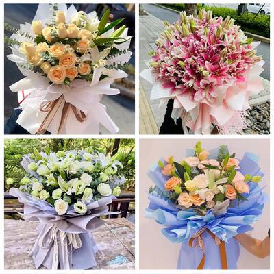 广西省贺州市钟山县富川县附近同城鲜花店玫瑰香水百合送女友闺蜜