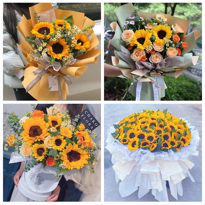 河南新乡封丘长垣县卫辉辉县市同城鲜花店学生高考向日葵玫瑰花束