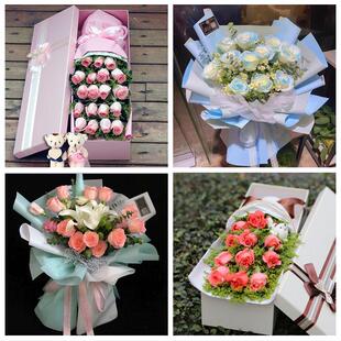 山东菏泽市郓城县鄄城县东明县同城鲜花店送11朵33枝玫瑰表白女友