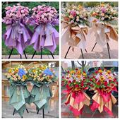 大麦开业花篮送公司乔迁河南漯河市召陵区舞阳县临颍县同城鲜花店