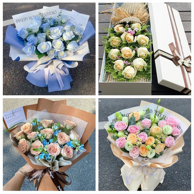 贵阳市南明云岩区花溪乌当区同城鲜花店11朵19红玫瑰七夕节送老婆