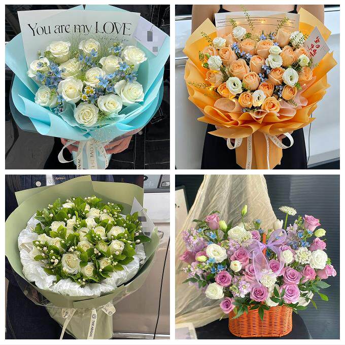 辽宁抚顺市新抚东洲望花顺城区同城鲜花店老婆女友生日送玫瑰表白 - 实物图