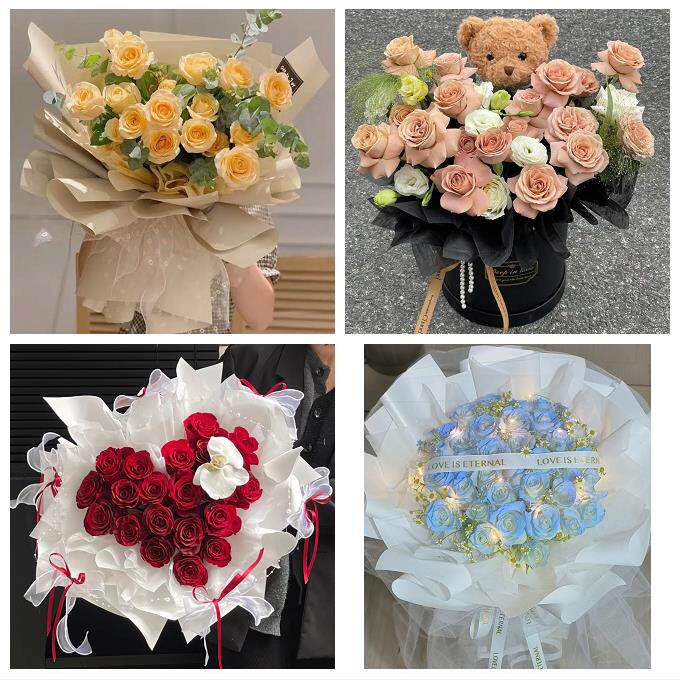 宁夏省吴忠市同心县青铜峡市同城鲜花店情人节送老婆玫瑰表白女友