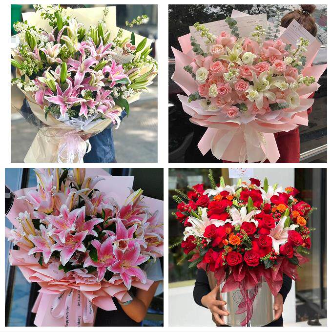 四川省内江市资中县隆昌市附近同城鲜花店送玫瑰百合花束老婆生日