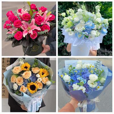 忻州市繁峙宁武静乐县神池县同城鲜花店玫瑰向日葵绣球送朋友生日