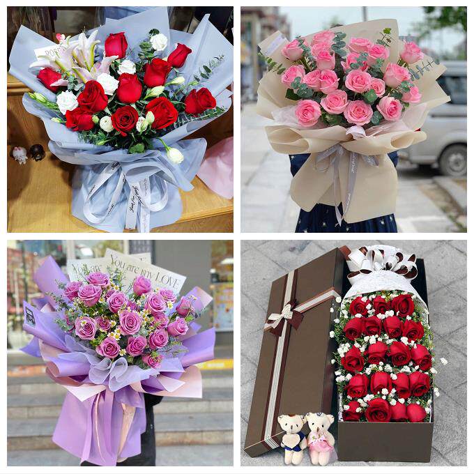 山西晋中祁县平遥灵石县介休市同城鲜花店送11朵33枝玫瑰表白女友