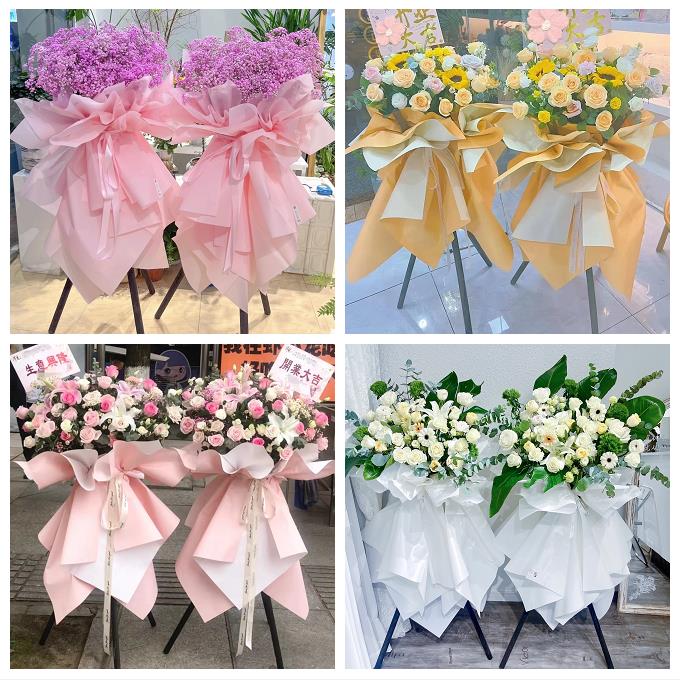 河南信阳市潢川县淮滨县息县同城鲜花店新店铺开业花篮送朋友公司