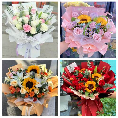 日照市东港岚山区五莲县莒县同城鲜花店玫瑰向日葵绣球送朋友生日