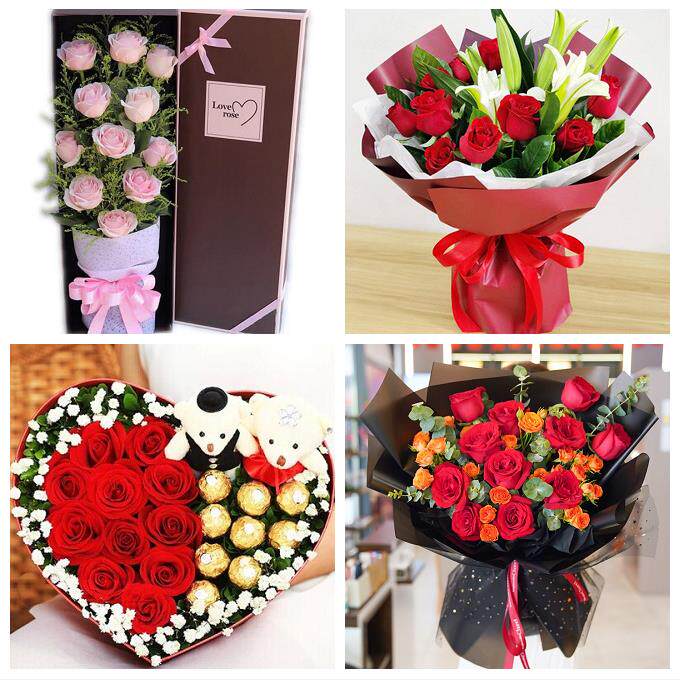 淄博市周村区桓台高青沂源县同城鲜花店三八玫瑰送闺蜜女朋友老婆