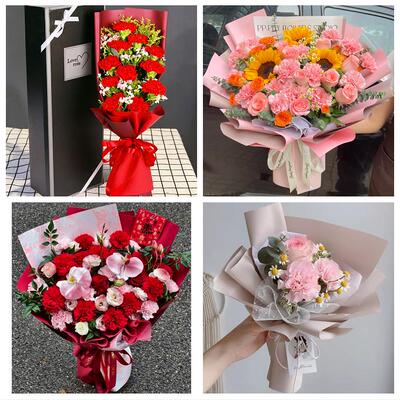 北京市昌平区沙河城南回龙观同城鲜花店送长辈父母亲节康乃馨花束