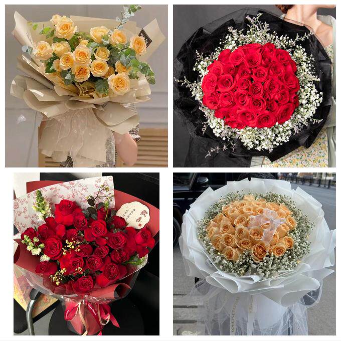 中卫市沙坡头区中宁县海原县同城鲜花店情人节送老婆玫瑰表白女友