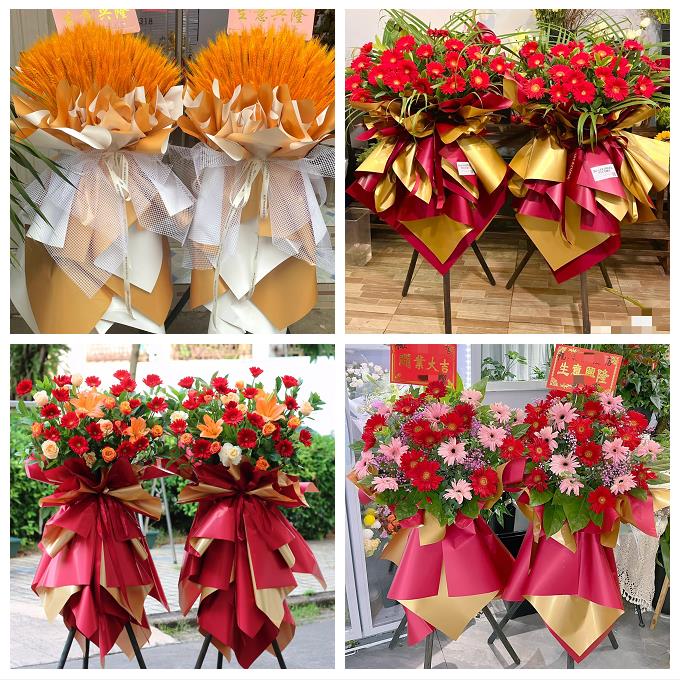 送云南省丽江市华坪县宁蒗县鲜花店同城配送商务周年庆典开业花篮