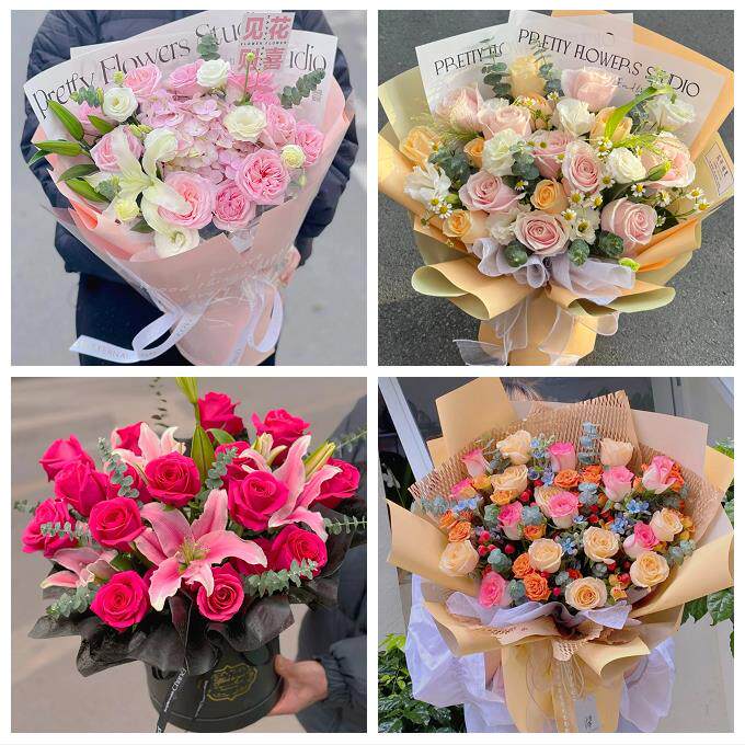 送徐州市鼓楼区云龙区贾汪区同城鲜花店玫瑰向日葵绣球送朋友生日