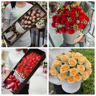 陇南市宕昌西和两当县礼县徽县鲜花店同城配送女朋友情人节红玫瑰