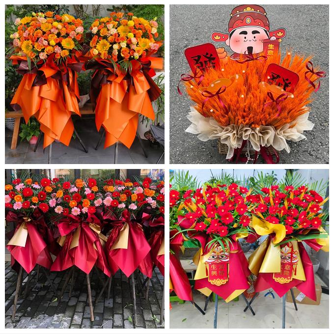 宁夏省吴忠市同心县青铜峡市同城鲜花店订开业花篮送朋友公司乔迁
