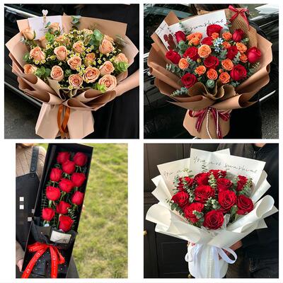 520玫瑰花束礼盒送女友辽宁锦州市古塔区凌河区太和区同城鲜花店