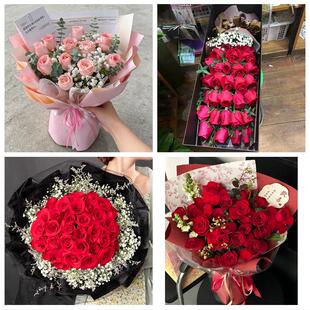 北京顺义区牛栏山南法信马坡同城鲜花店情人节送老婆玫瑰表白女友