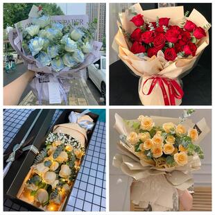 黄石市黄石港西塞山区下陆区同城鲜花店情人节送老婆玫瑰表白女友