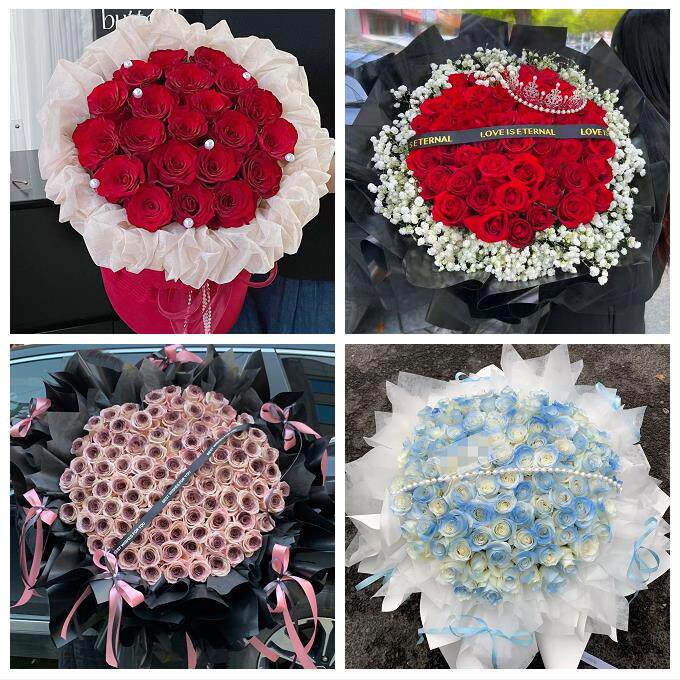 广东东莞市长安虎门厚街沙田镇同城鲜花店圣诞平安夜玫瑰花束礼盒