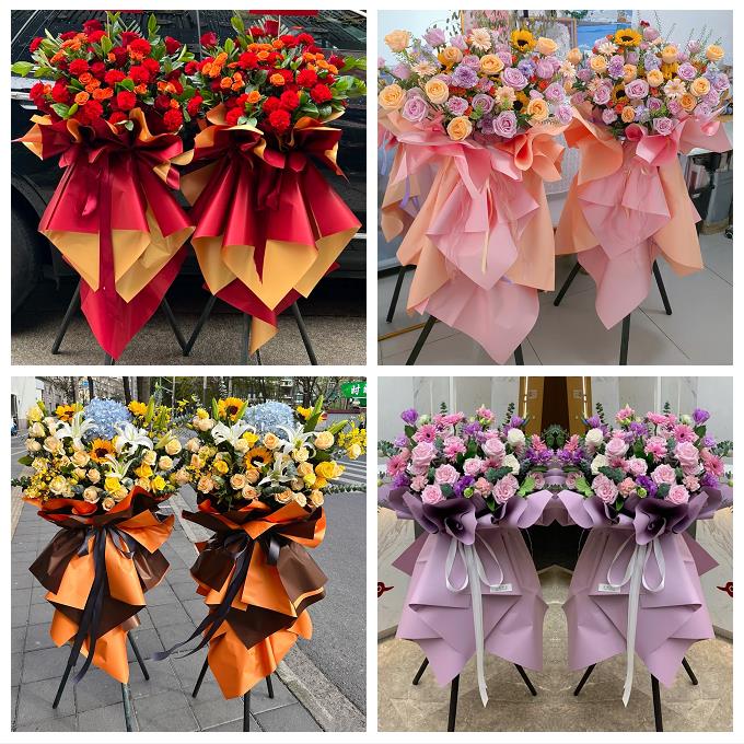 送上海市青浦区重固镇白鹤镇同城鲜花店订开业花篮送朋友公司乔迁