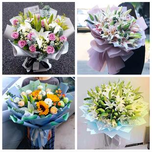 开封市龙亭顺河回族区鼓楼区同城鲜花店订玫瑰百合送女友老婆生日