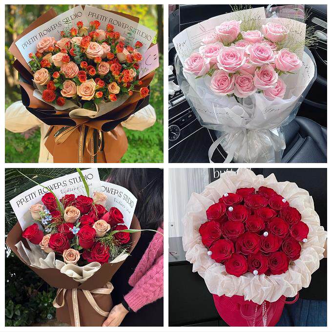 山东青岛市胶州市平度市莱西市同城鲜花店圣诞平安夜玫瑰花束礼盒