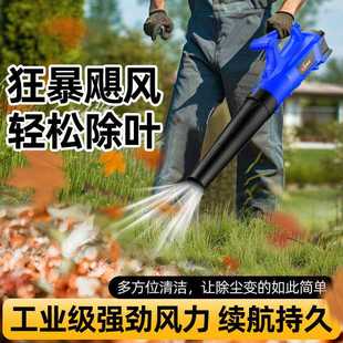 220V插电式吹风机吹树叶吹雪机大功率工业用鼓风机强力暴风枪除尘